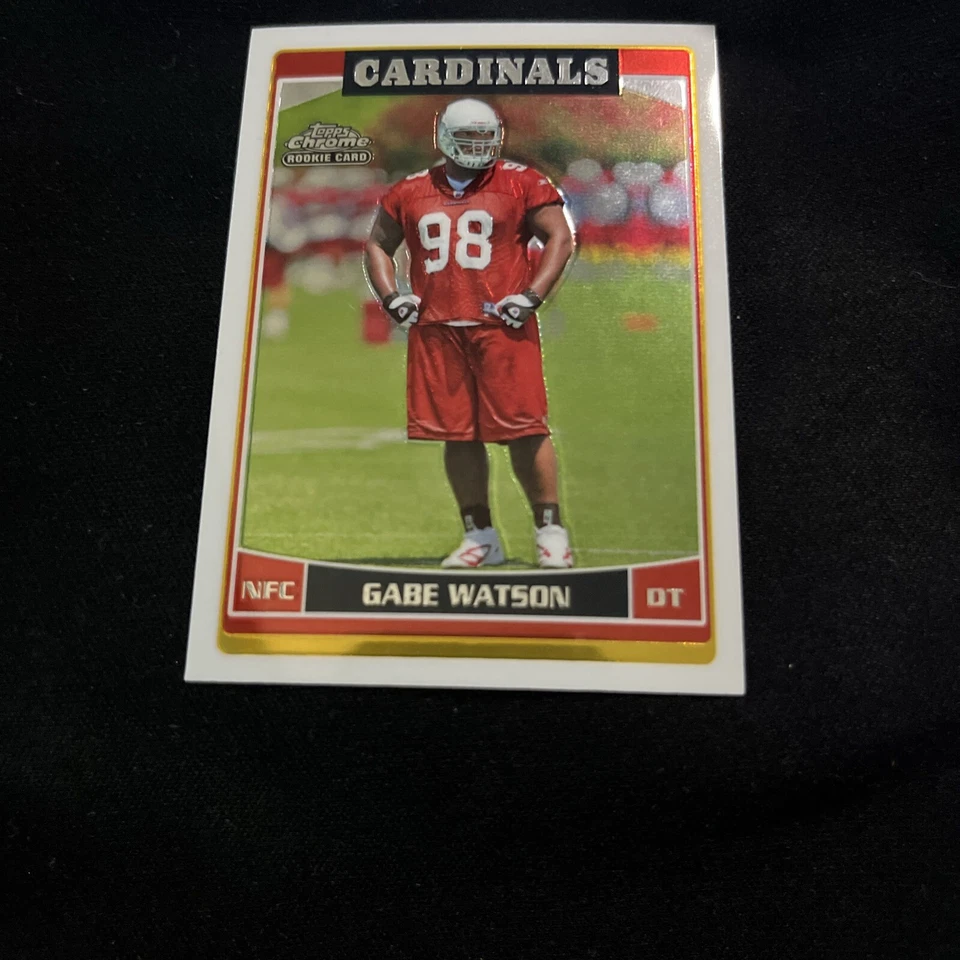 2006 Topps Chrome - Refractor #203 Gabe Watson (RC) - Image 2 of 4