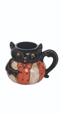 Transpac - Johanna Parker - Bat Pumpkin Peep Mug - H7813 Transpac - Johanna Parker - Bat Pumpkin Peep Mug - H7813 - Image 1