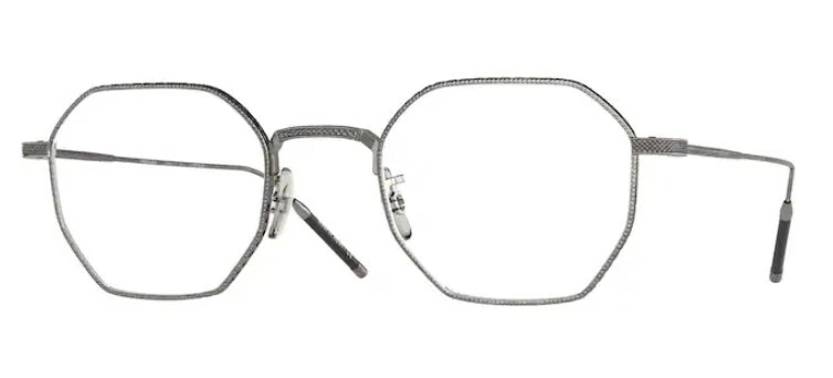Oliver Peoples 0OV 1299T TK 5 5076 Pewter Titanium Blue/Block Unisex Eyeglasses