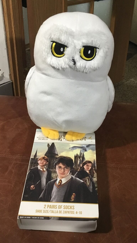 Harry Potter Hedwig Stuffed Owl And Socks