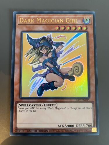 YUGIOH Dark Magician Girl LART-EN035 Ultra Rare Ltd Edition Listing No2 - Picture 1 of 2