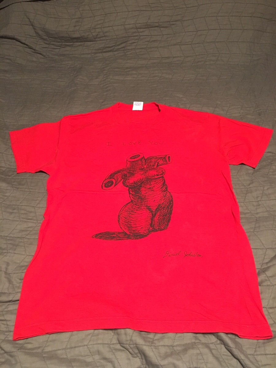 トップス supreme Daniel Johnston Love Tee SUPREME Daniel Johnston I Love You Tee Red L box logo camp
