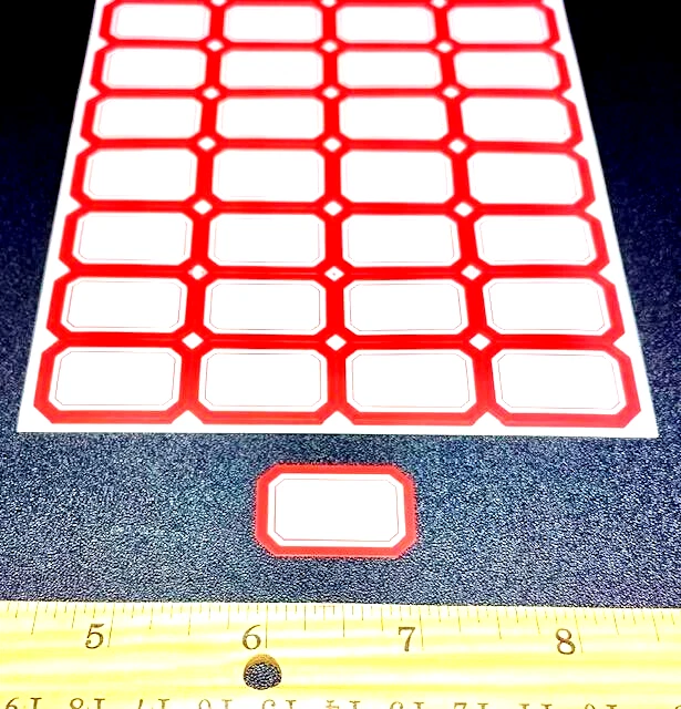 PRIME RPP 500/PK ⭐ 1 DAY SALE! ⭐ SALE PRICE TAGS LABELS REMOVABLE RED WHITE BORDER STICKER