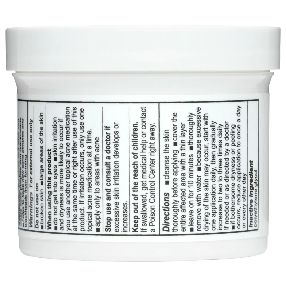 De La Cruz 10% Sulfur Ointment Acne Medication, 3 JUMBO JARS 5.5 OZ Exp 07/27 - Image 3 of 4