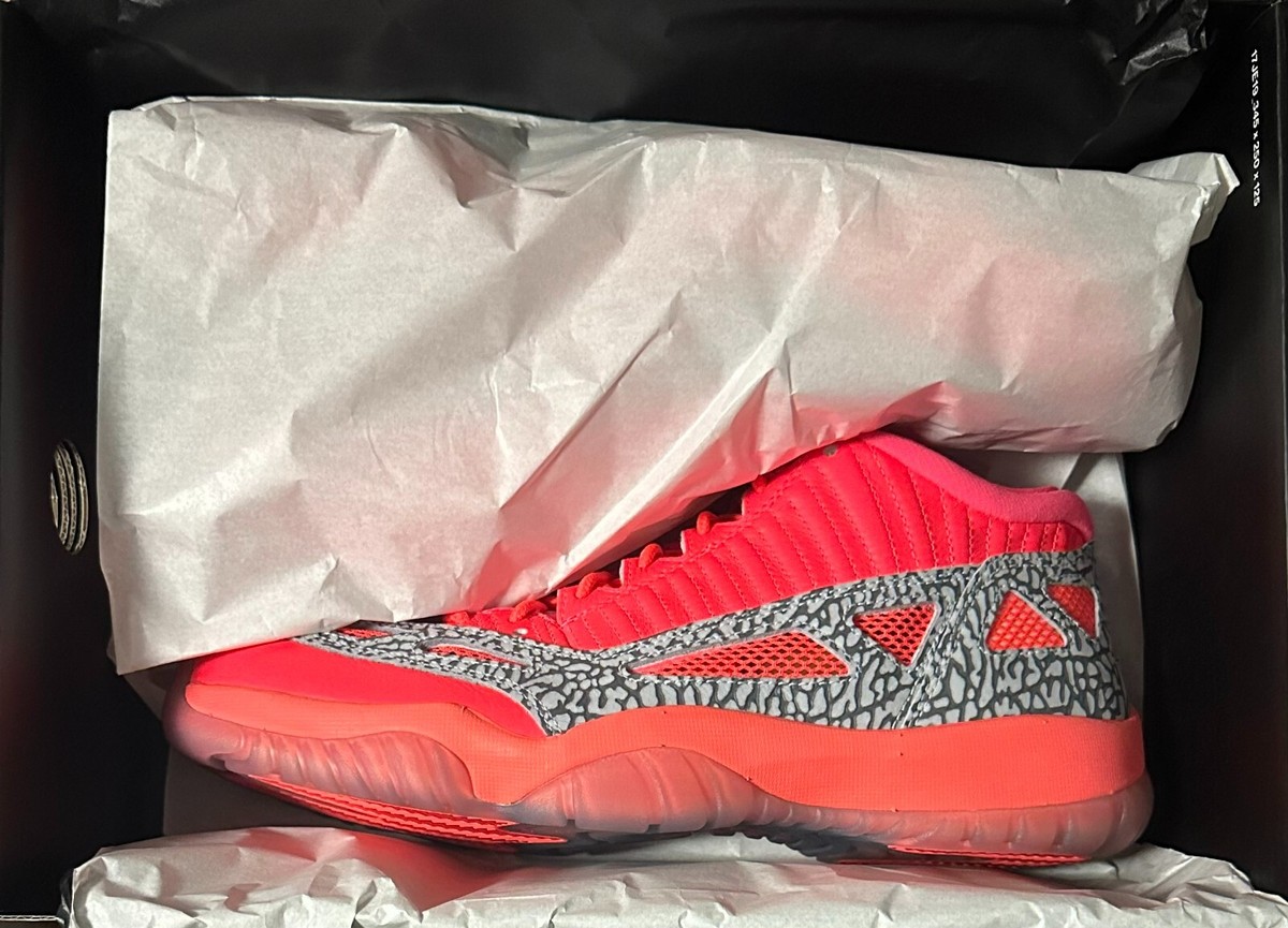jordan 11 low ie flash crimson