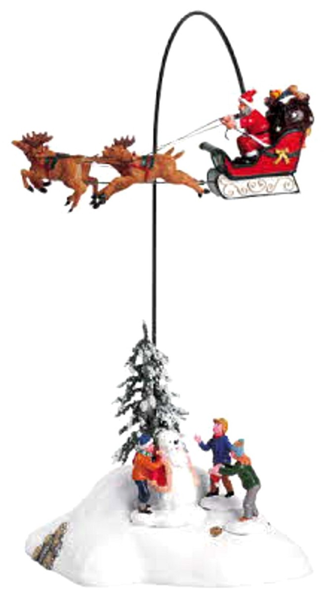 Villaggio Di Natale Lemax - Santa Claus Is Coming To Town, Con Luci E Suoni, Decorazione Festiva