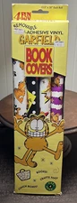 NEW GARFIELD 4 Pack Peel & Stick Vinyl Removable Book Covers Fun Pack 1996 Vtg