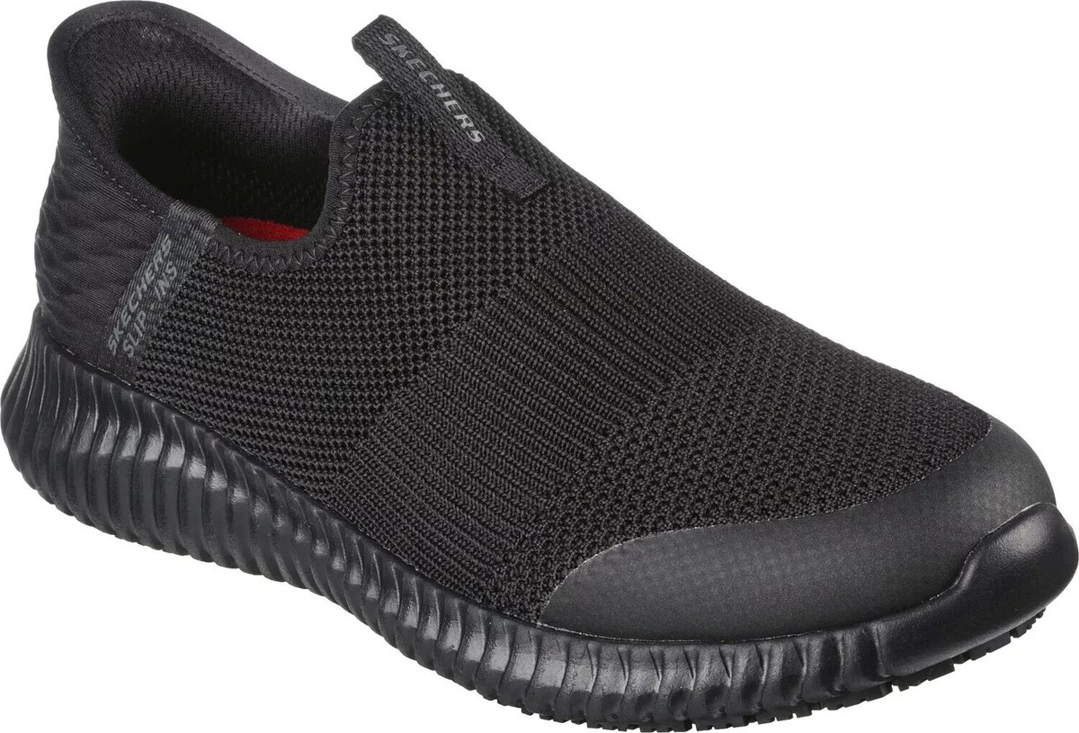Skechers Shoes Work Women's Slip Resistant Slip Ins Black Air