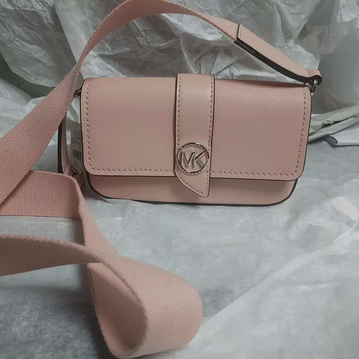 Michael Kors Greenwich Extra Small East West Sling Crossbody Pink