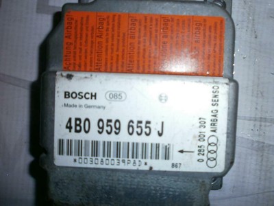 4B0959655J Steuergerät ECU Modul Airbag steuergerät 0285001307 