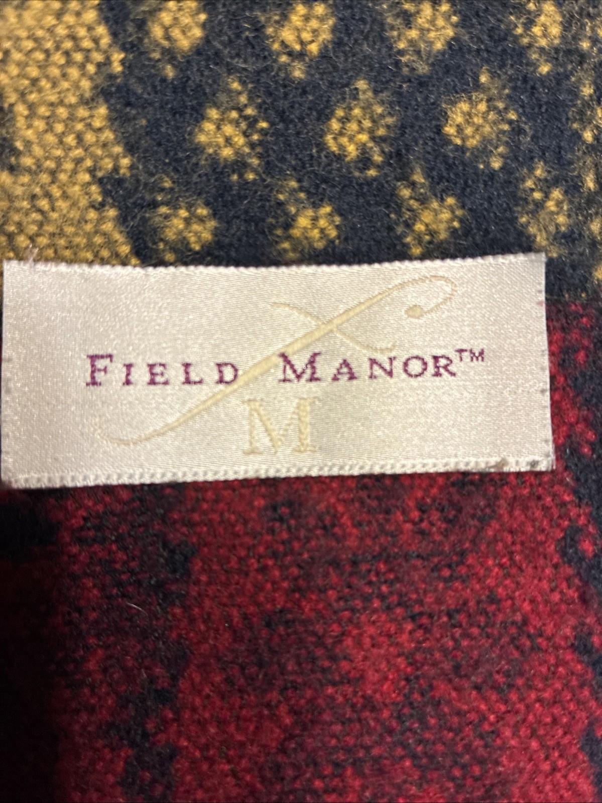 Field Manor Multicolor Patterned Scarf 68x16 Inch… - image 4