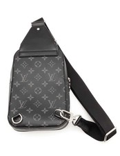 Authentic LOUIS VUITTON LV Monogram Leather M...
