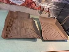 for Mercedes E Class W211 WeatherTech FRONT All-Weather Tan floor mats liners