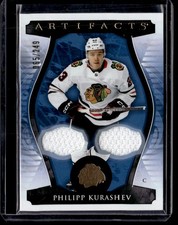 2023-24 Upper Deck Artifacts Material Gold Philipp Kurashev 065/249 Chicago