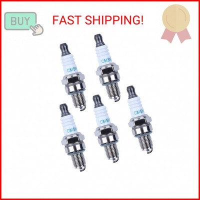 Haishine 5 Pack CMR5H Spark Plugs, Universal Spark Plug OEM Replacement for Stih