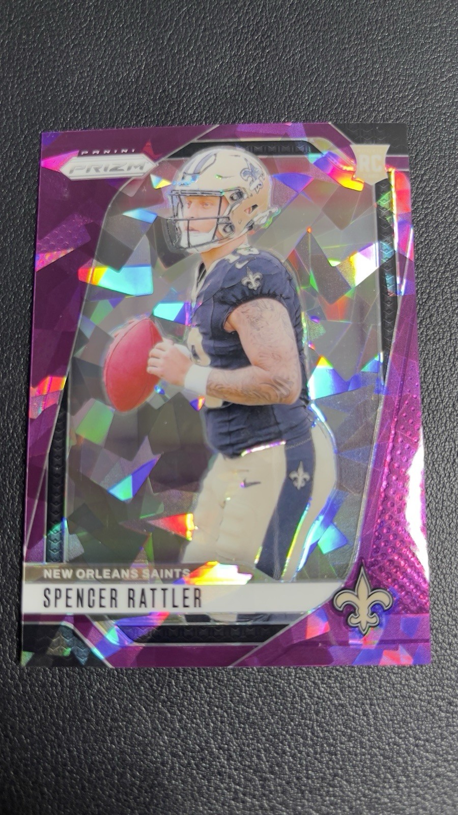 2024 Panini Prizm - Rookies Spencer Rattler #388 Purple Ice Prizm /225 (RC)