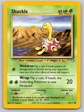 2000 POKEMON NEO GENESIS SHUCKLE 72/111 UNLIMITED C NM A97896 FREE S&H on eBay