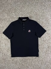 Moncler Logo Polo Shirt Black Men's Size Small