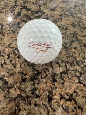 LOGO GOLF BALL-ORIGINAL 2018 COBBLESTONE CREEK COUNTRY CLUB-NJ-PROV BALL 