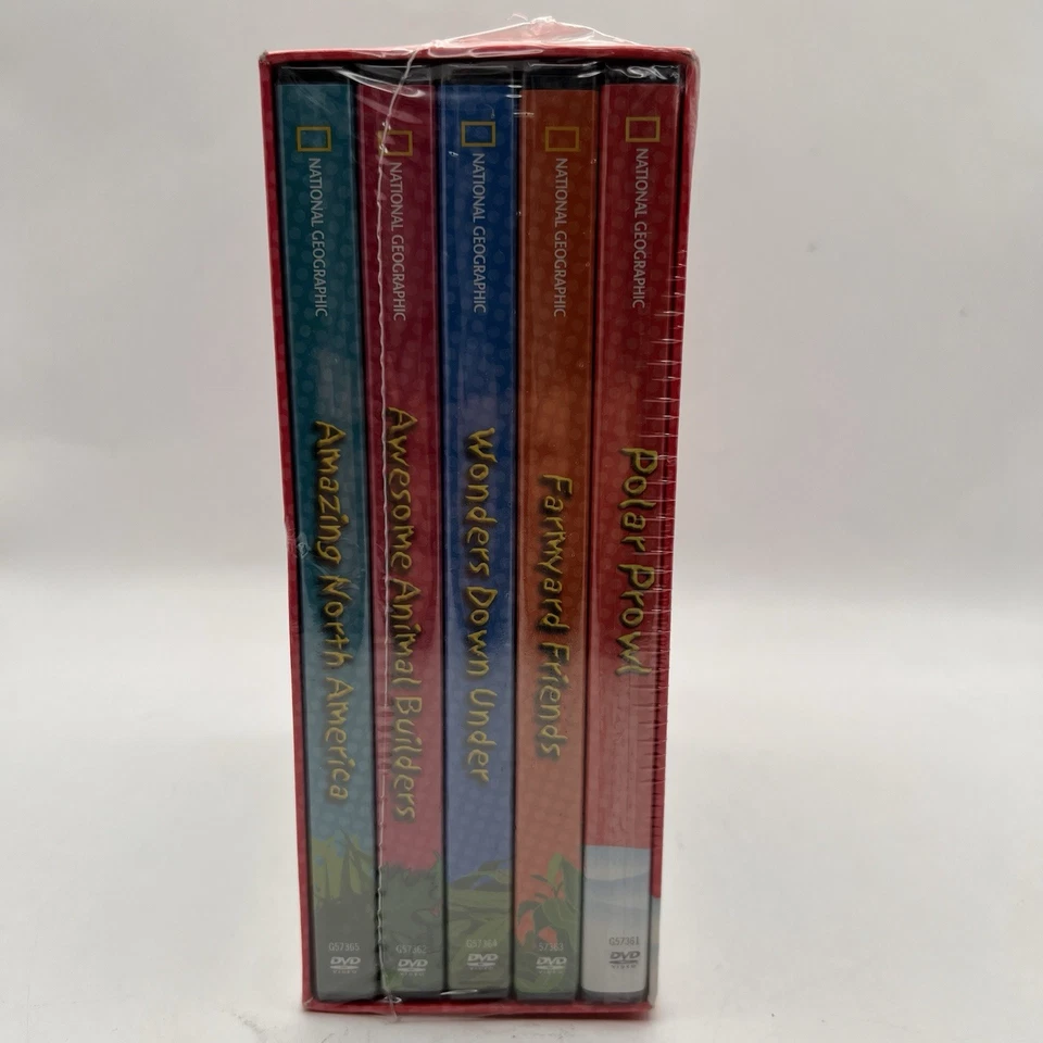 Really Wild Animals - 5 Volume DVD Set - National Geographic Brand New - Image 3 of 4