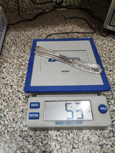 2 Towle Rambler Rose Butter Spreader Knife 5 5/8” Sterling Silver