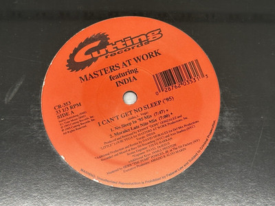 MASTERS AT WORK F/ India I Can t Get No Sleep 95'   12  Mixes ORIGINAL SEALED 