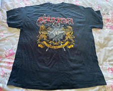 SAXON 40 YEARS OF HEAVY METAL TOUR SHIRT