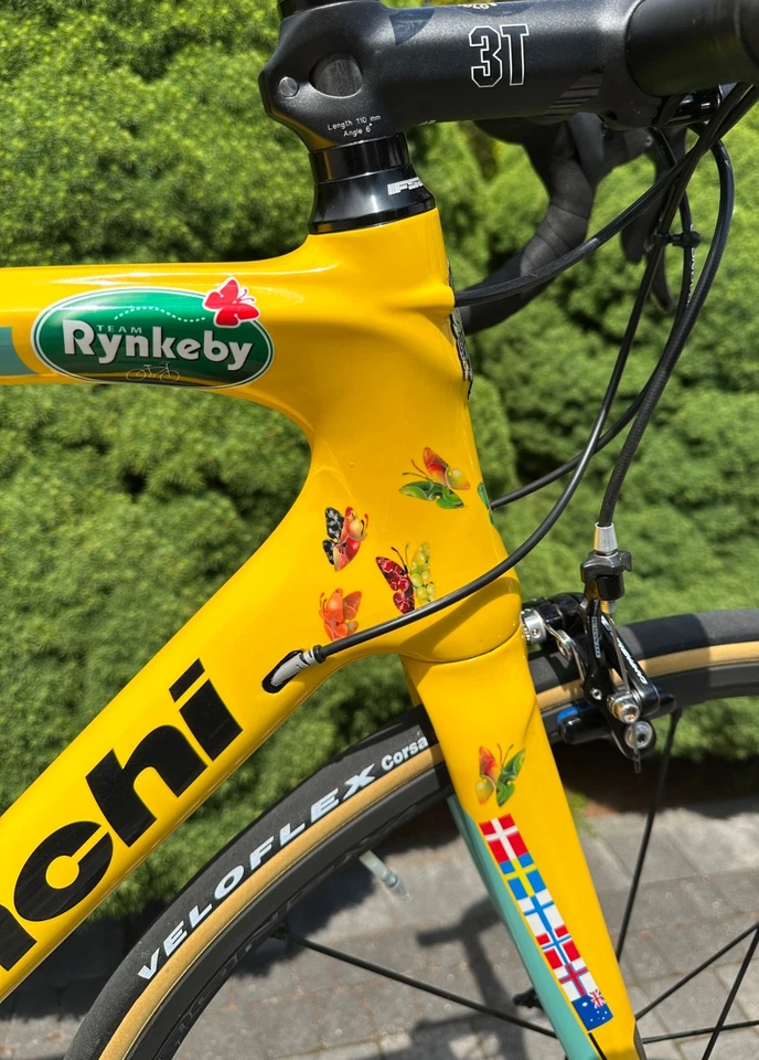 Bianchi Intenso Team Rynkeby on Campagnolo groupset - Bild 4 von 4