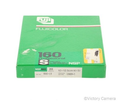 Fujicolor 160s 4x5 Color Film Expired 1989 20 Sheets [AS-IS]