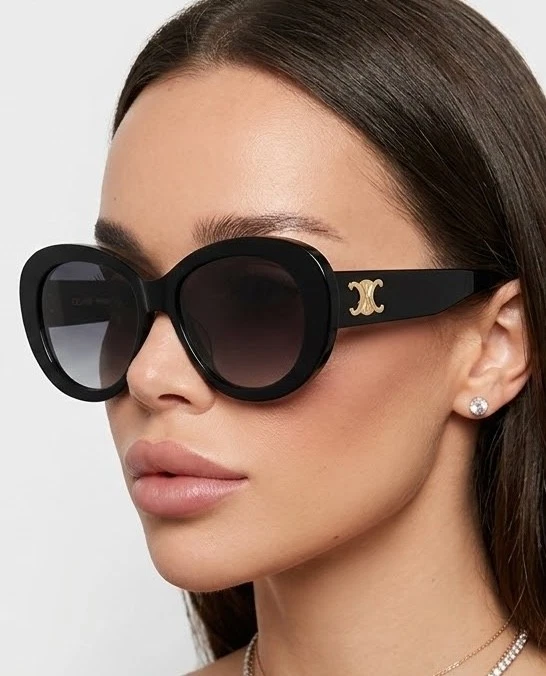 Celine — Celine CL40317U-01B-55 Sunglasses 100% Authentic Boutique Display