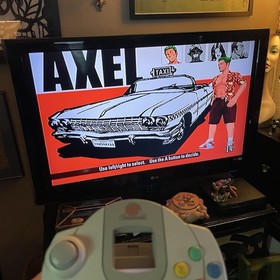 SEGA Sports Dreamcast Console Bundle w/ 2 Controllers, Crazy Taxi Game AV READ!!