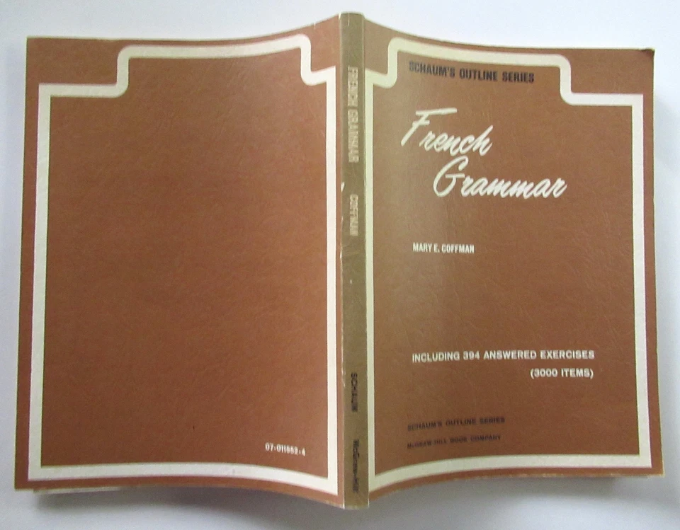 French Grammar - Schaum's Outline Series by Mary E. Coffman 1973 PB Good - Image 3 of 4
