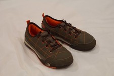 The North Face Hiker Size Boys US 3.5 Shoes Green Orange Excellent Condition
