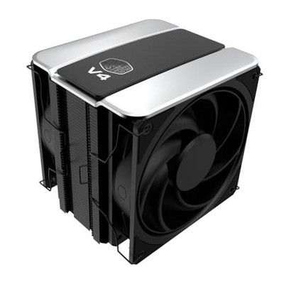 Cooler Master CPU Air Cooler, Single-Tower, Dual PWM Fans V4 Alpha 3DHP