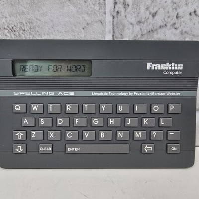 Vintage Franklin Computer Spelling Ace Second Edition SA-98 Electronic Speller 