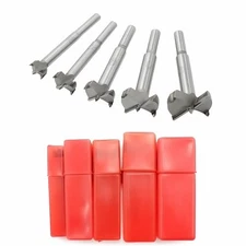 Forstner Drill Bits High Speed Steel Flat Wing Hinge Hole Set