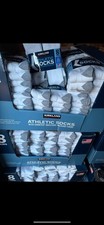 Kirkland Signature Men  s Athletic Socks 8 Pack Package White  Made in USA 