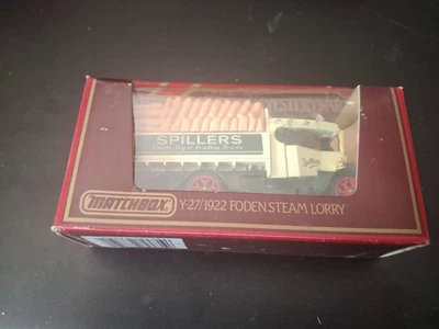 Matchbox Models of Yesteryear: Y-22 - 1927 Foden Steam Wagon beige OVP - Bild 1 von 2