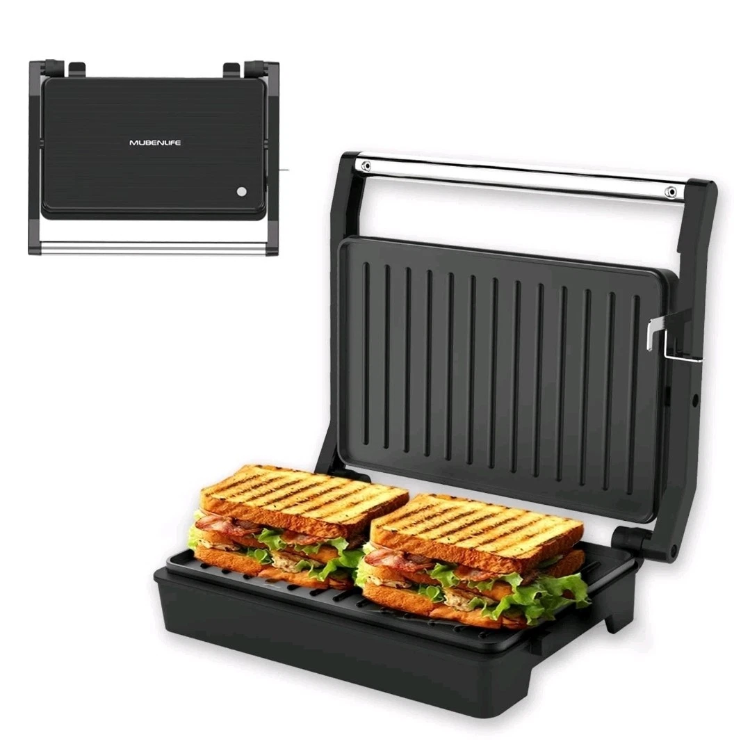 MUBENLIFE,Small Size, Mini Size Panini Press,Sandwich Press,Pnini Grill,Perfe...