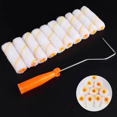 11pcs Paint Roller Kit: Get Professional-Looking Walls With 4 Inch Rollers