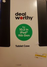 Deal Worthy Apple iPad 9th Gen 2021 10.2 inch Solid Black Basic Tablet Case New
