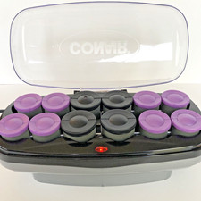 Hot Rollers Conair CHV14JXR Extreme Heat Jumbo Super Rollers Purple TESTED