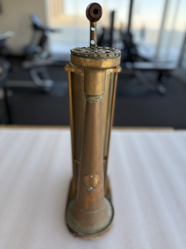 Antique Swedish Tyfon Ship's Brass Pump Fog Horn, Working Condition, Early 1900s - Bild 4 von 13