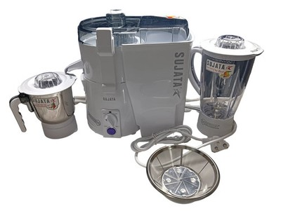 Sujata Powermatic Plus 900W 3 Geschwindigkeit 2 Glas Entsafter Mixer Grinder 230