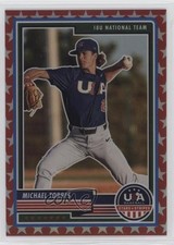 2023 Panini USA Baseball Stars & Stripes Red Prizm /149 Michael Torres #52 15nv