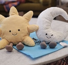 NEW Authentic Jellycat Amuseables Sun Moon - Medium Jellycat W Dustbag