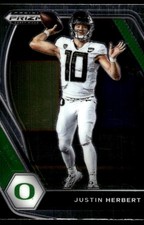 Justin Herbert 2021 Panini Prizm Draft Picks Collegiate #20 Oregon Ducks