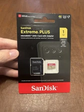 NEW SanDisk Extreme PLUS 1TB microSDXC Memory Card with Adapter Quickflow™ Tech