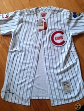 Mitchell & Ness Cooperstown Collection 1969 Cubs Ernie Banks Jersey - Mens XL 48