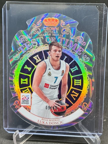 2024/25 Crown Royale Euroleague Test of Time LUKA DONCIC GOLD #09/10 Real Madrid